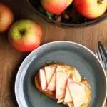 Apple Honey Brie Toast