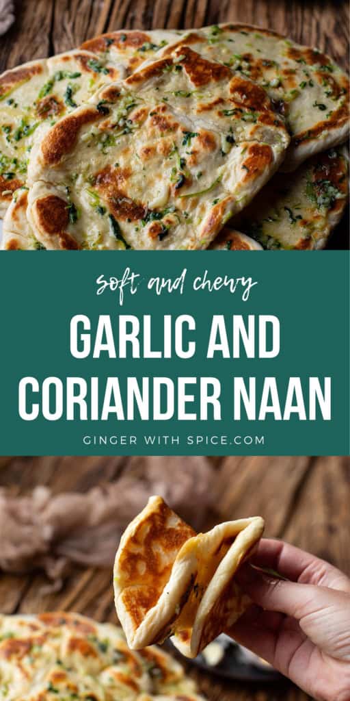 Two images from the post and white title text over a green background in the middle. Pinterest pin.