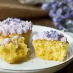 Lilac Lemon Cupcakes + Recipe for Lilac Sugar and Lilac Syrup