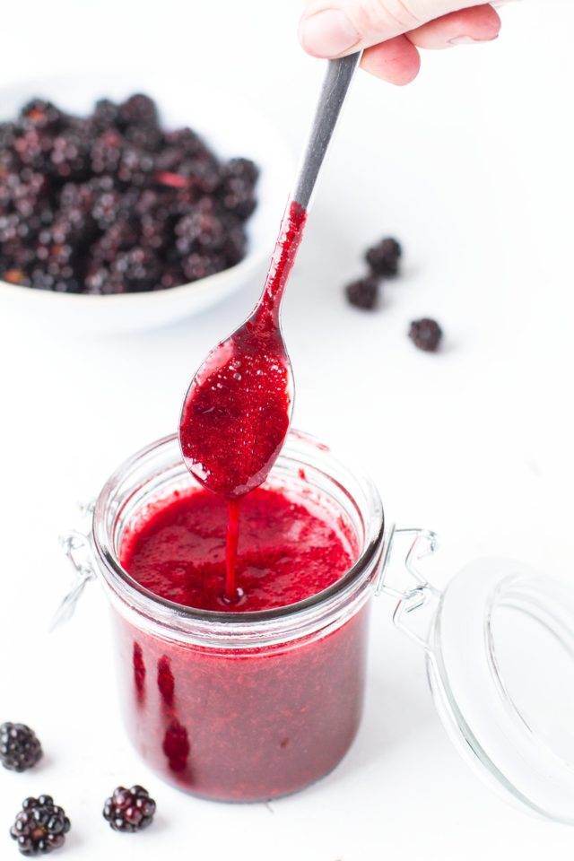 Easy Delicious Blackberry Syrup Ginger with Spice