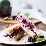 Balsamic Blackberry Basil Grilled Cheese