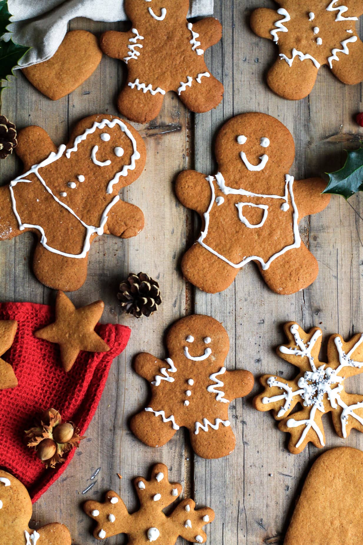 Norwegian Gingerbread Cookies are spiced, snappy cookies that make your hou...
