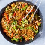 Skillet of Vegetarian Lo Mein