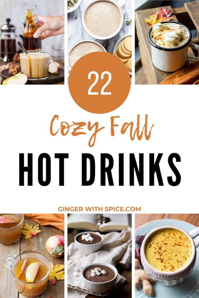 22 Cozy Hot Drinks for Fall Pinterest Pin 3.