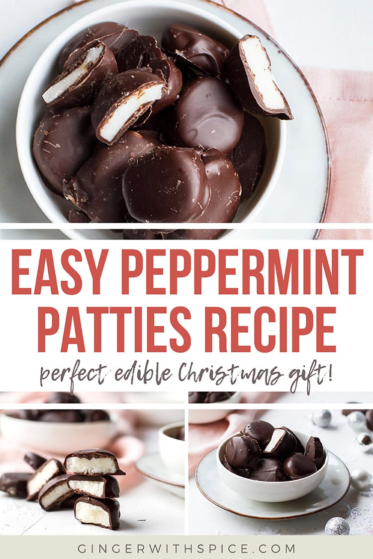 Easy Peppermint Patties Recipe (Perfect Edible Gift!) Ginger with Spice