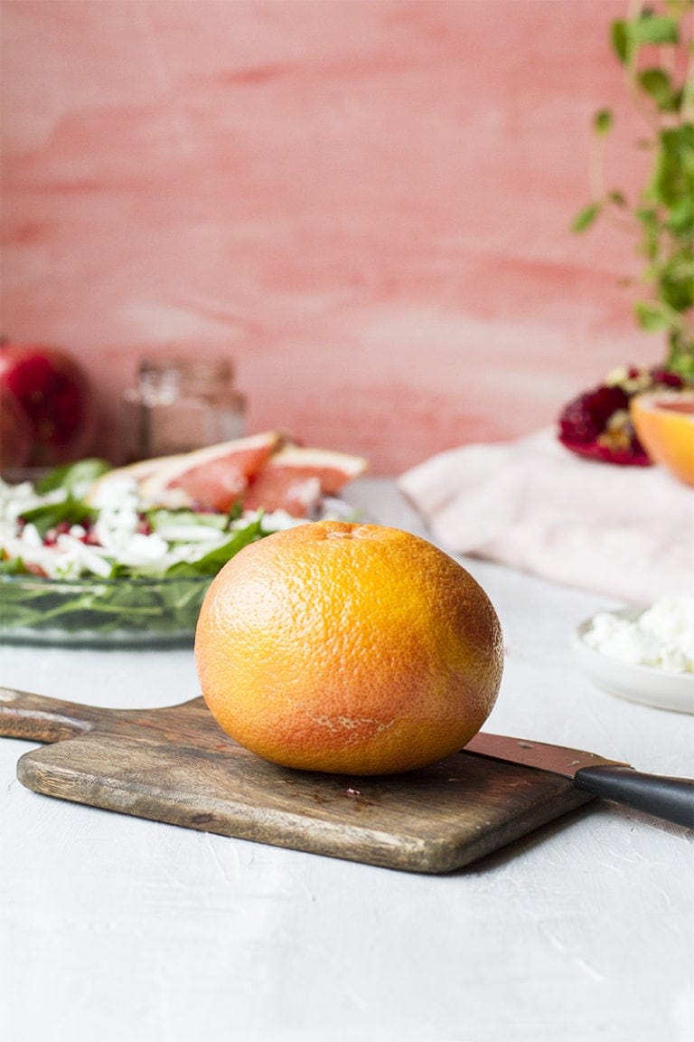 Fennel Grapefruit Salad with Pomegranate Vinaigrette Ginger with Spice