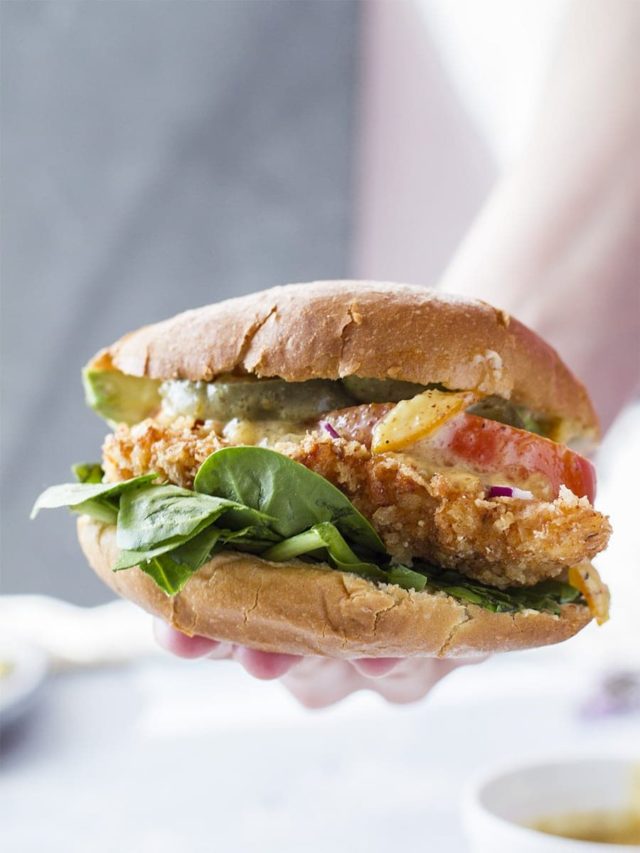 Panko Chicken Sandwich Burger story