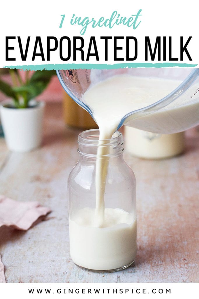 Pinterest pin for evaporated milk.