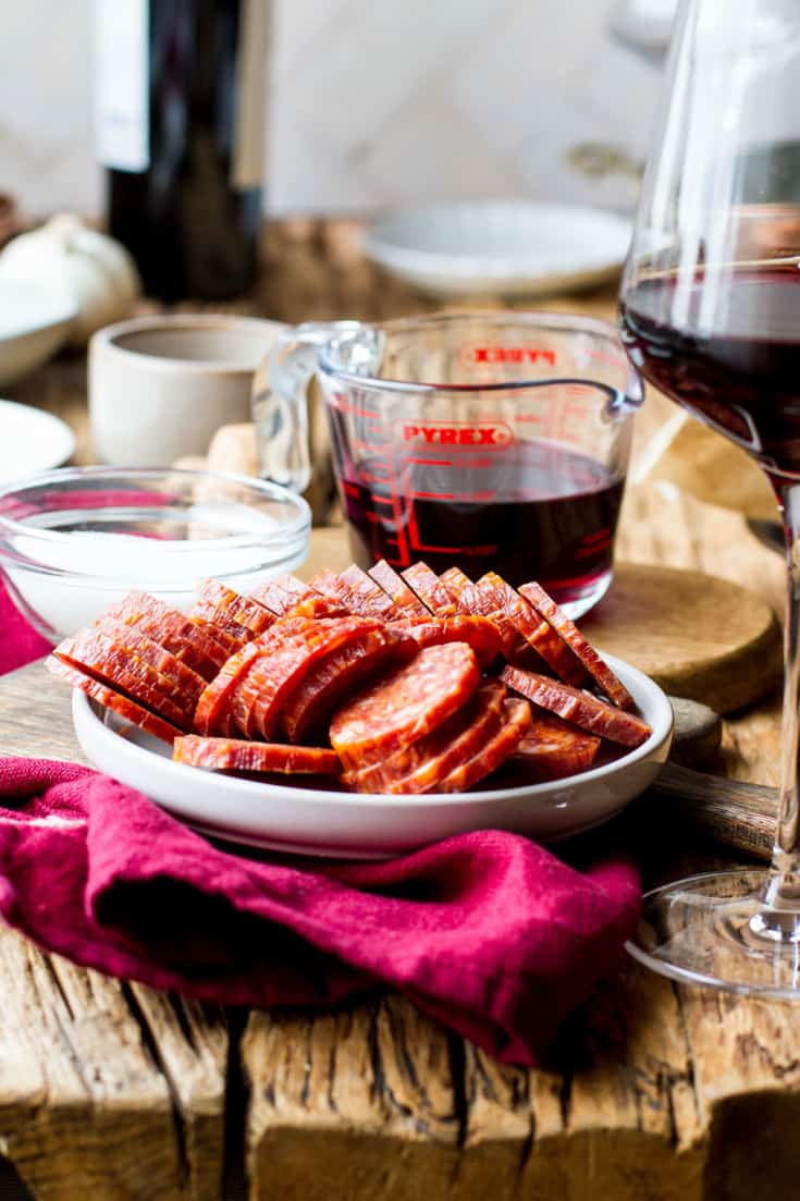 Easy Red Wine Chorizo for Your Tapas Party Ginger with Spice