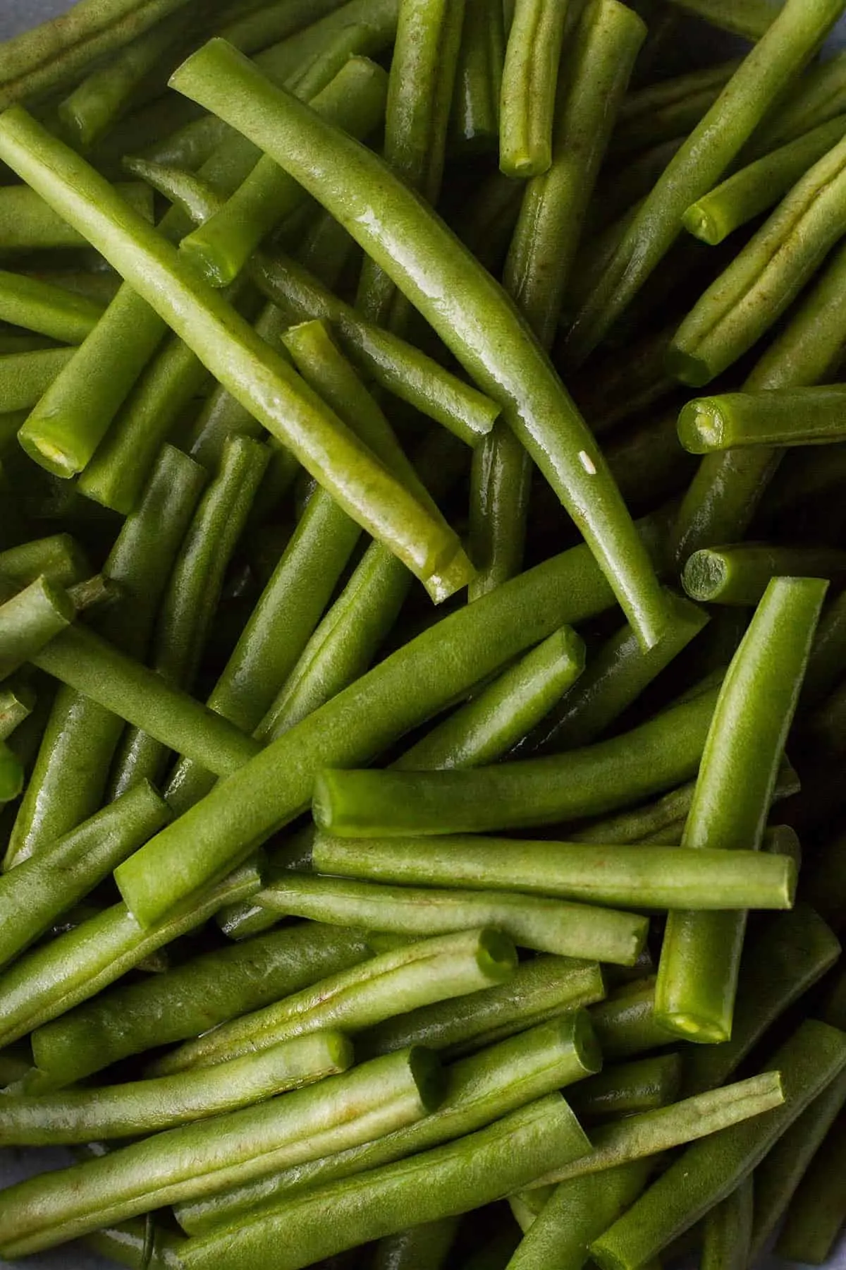 Close-up of asparagus beans.