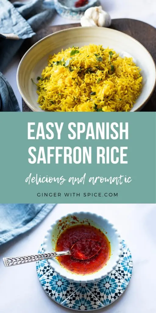 Two images from the post and white text in a turquoise box in the middle. Pinterest pin.