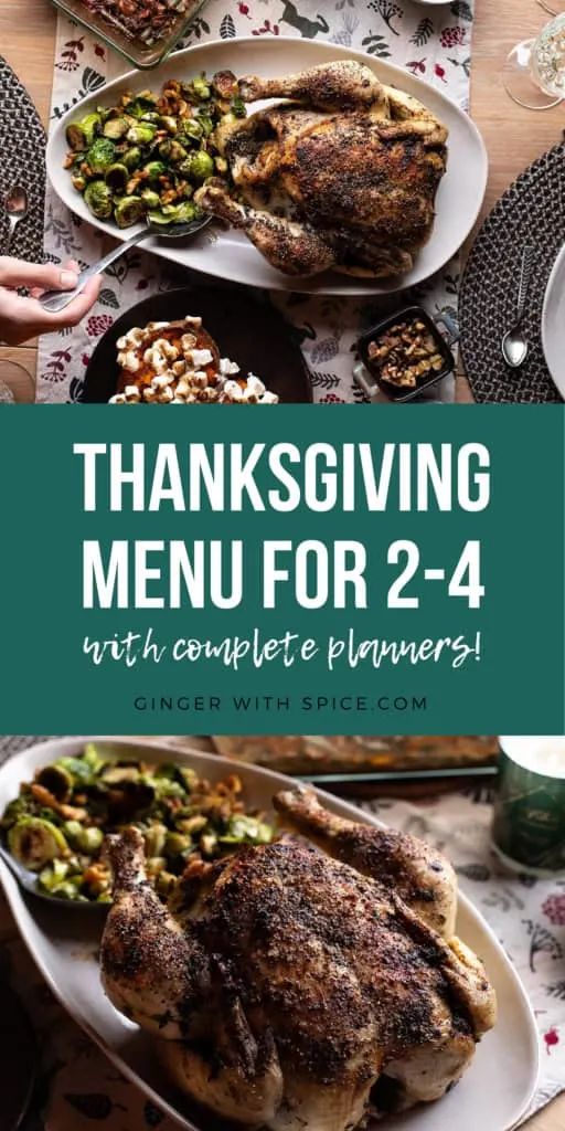 Two images from the post and white text overlay over a green bakckground in the middle. Pinterest pin.