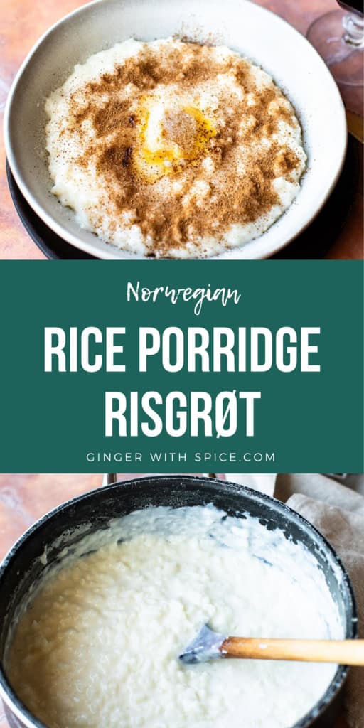 Two images from the post and white text overlay in the middle over a green background. Pinterest pin.