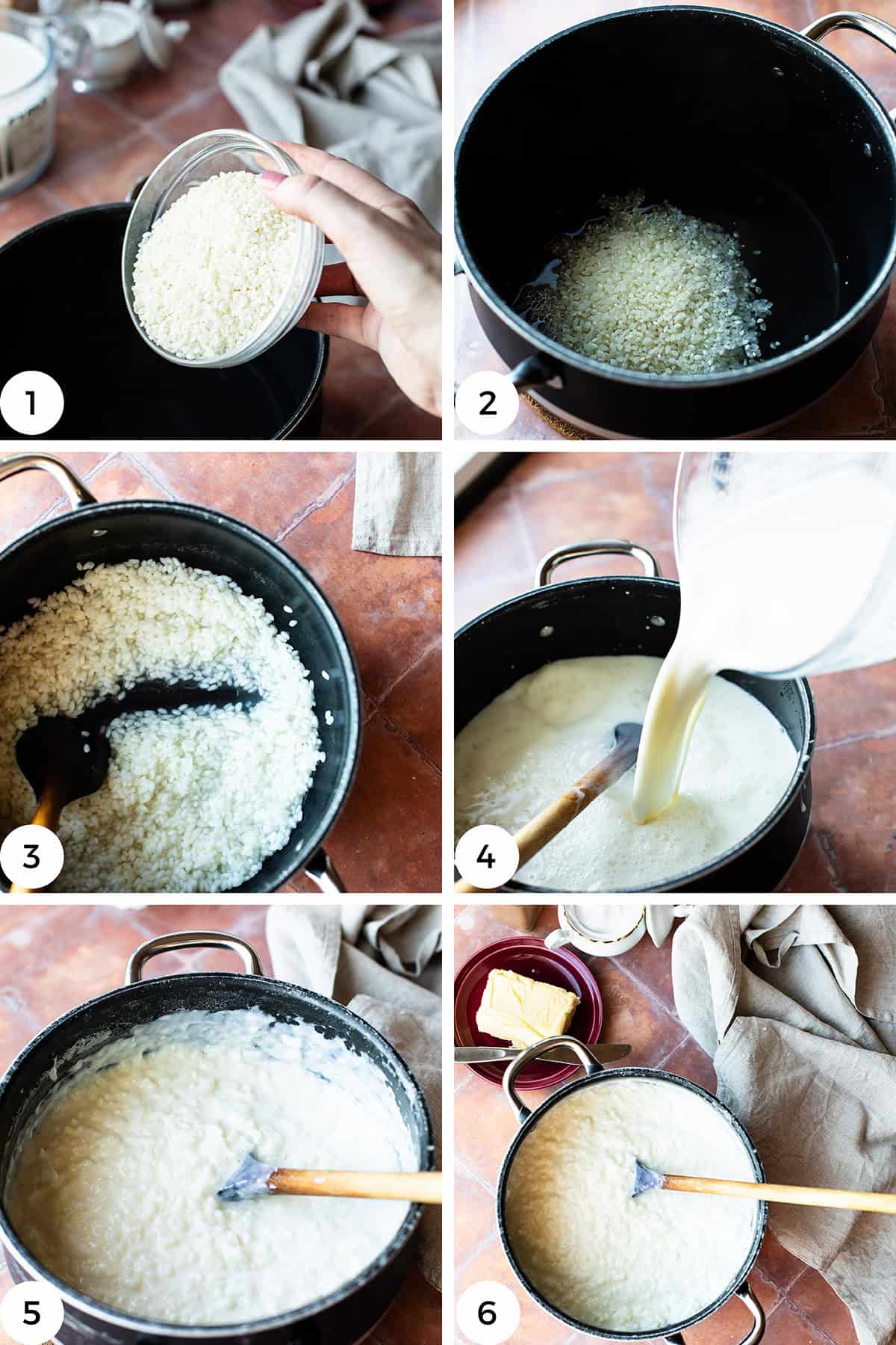 Steps to make Norwegian Rice Porridge.