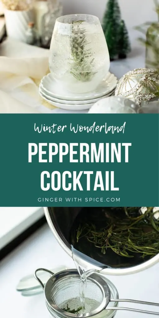 Two images from the post and white title text overlay in the middle over a green background. Pinterest pin.